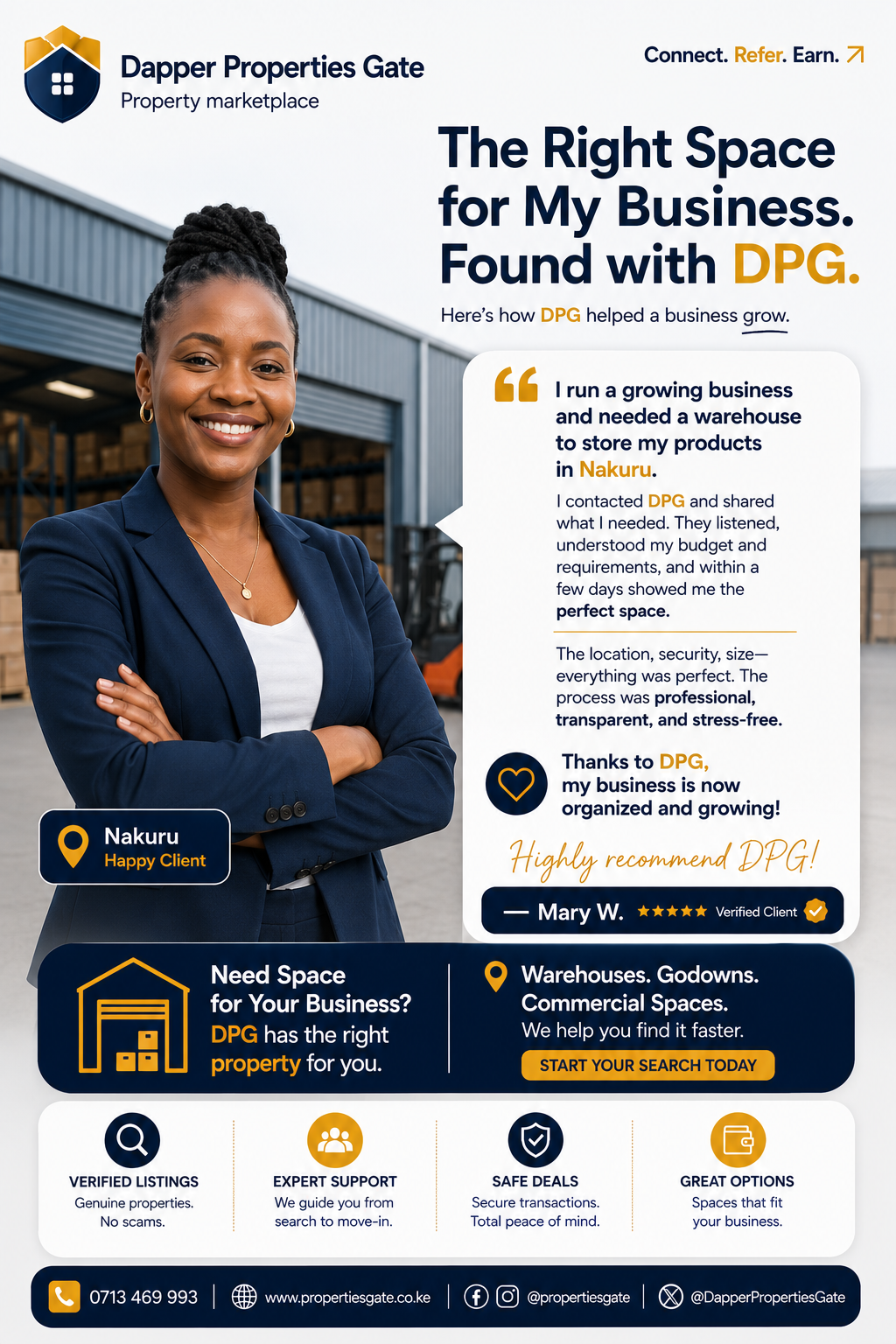Dapper Properties Gate